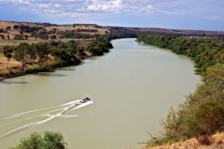 The Murray River in Australia.