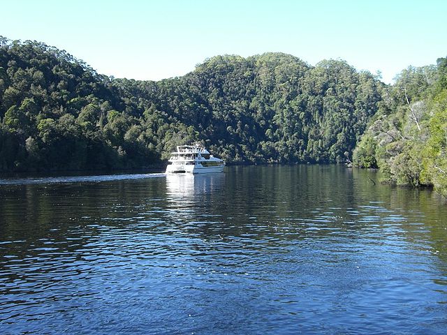 Gordon River in Tasmania, Australia
