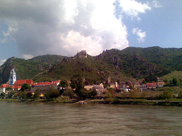 The Town of Dürnstein, Austria on the Danube River