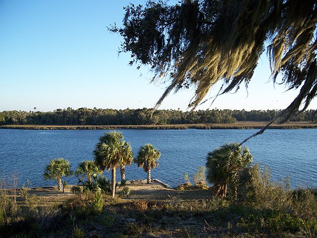 View of Crystal River from Crystal River Archaeological State Park
