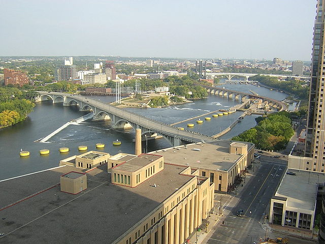 Mississippi River in Minneapolis, Minnesota