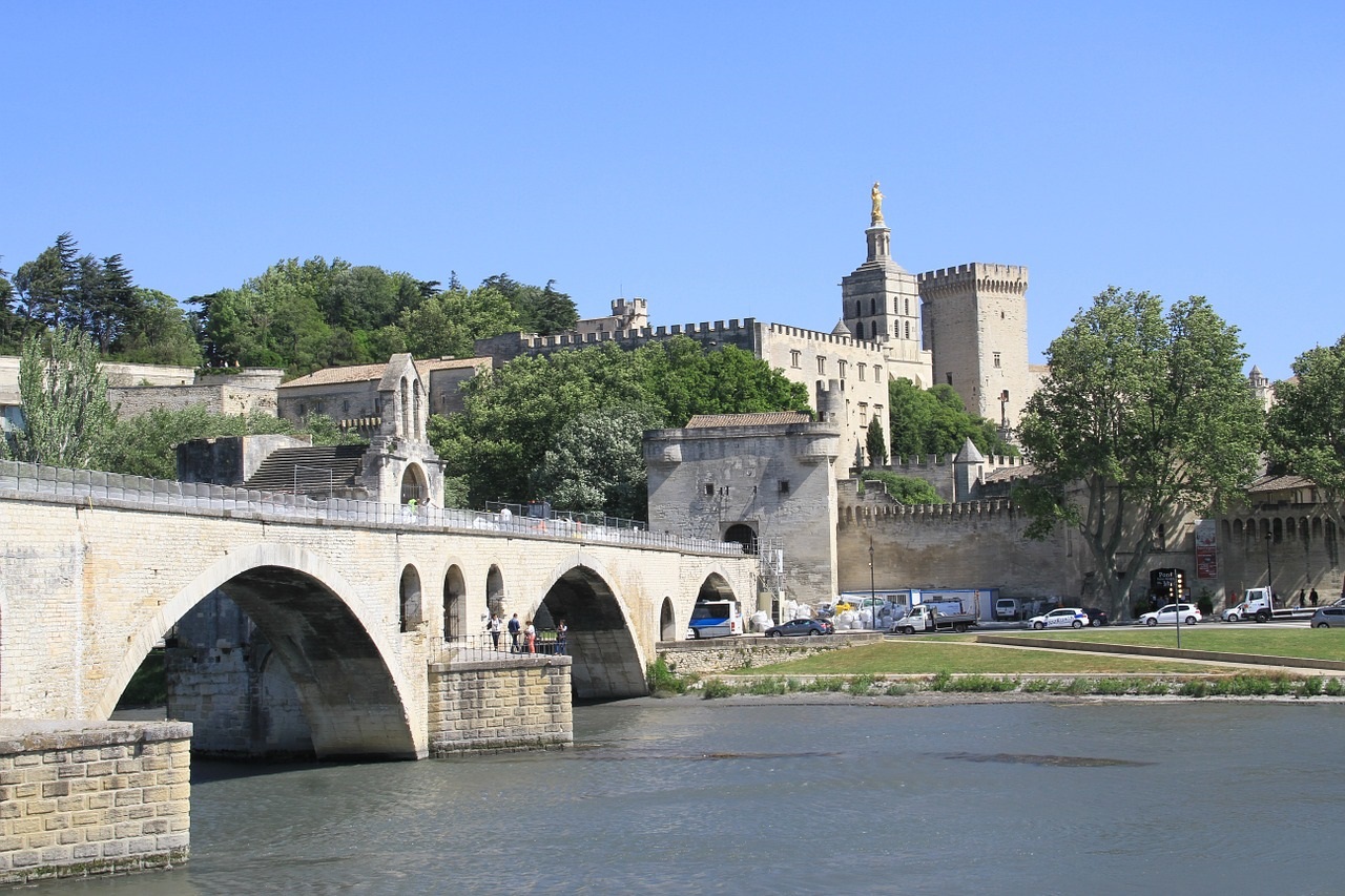 Pont Lafayette over the Rhone River in Lyon, France