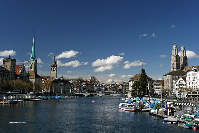 Lucerne Switzerland on the Limmat River
