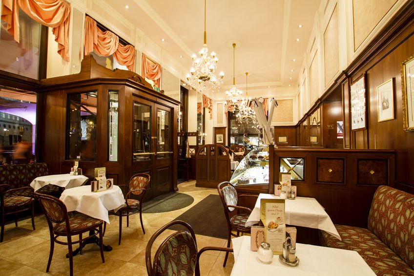 Demel Cafe in Vienna, Austria