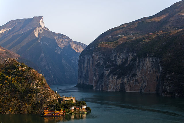 Qutang Gorge on the Yangtze River in China