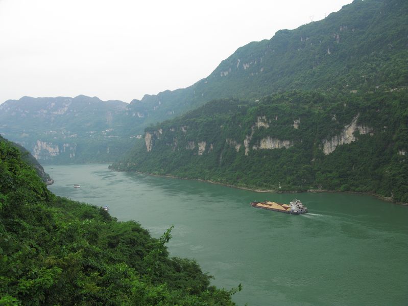 Xiling Gorge one of theThree River Gorges on the Yangtze River